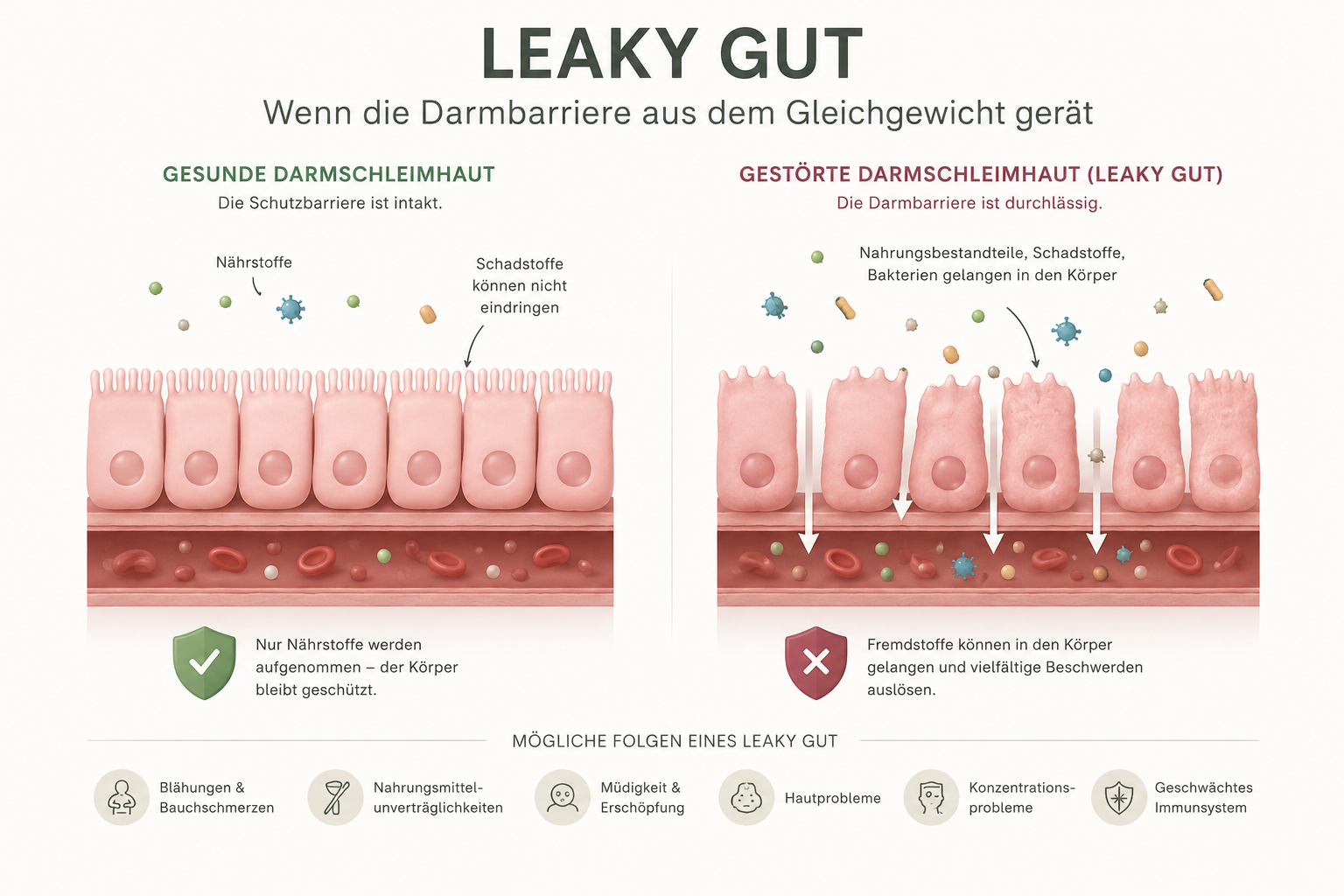 Leaky Gut – Wenn die Darmbarriere aus dem Gleichgewicht gerät